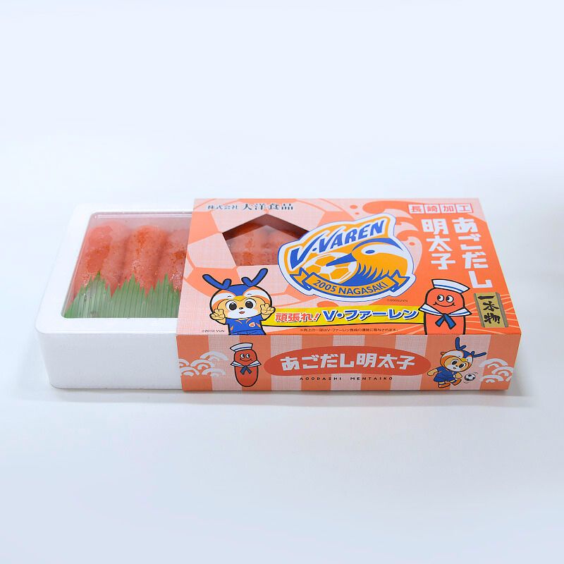 V・ファーレンあごだし明太子300g 1本物｜明太子と味付け海苔 ときどき