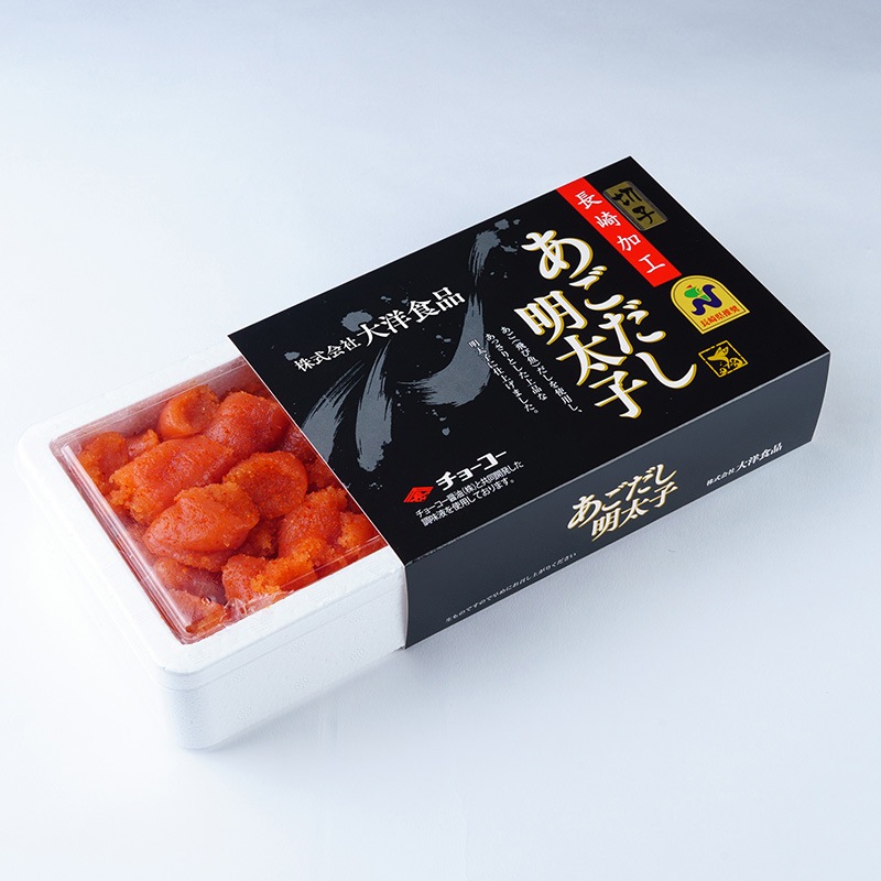 【数量限定】あごだし明太子 切子　300g化粧箱入り