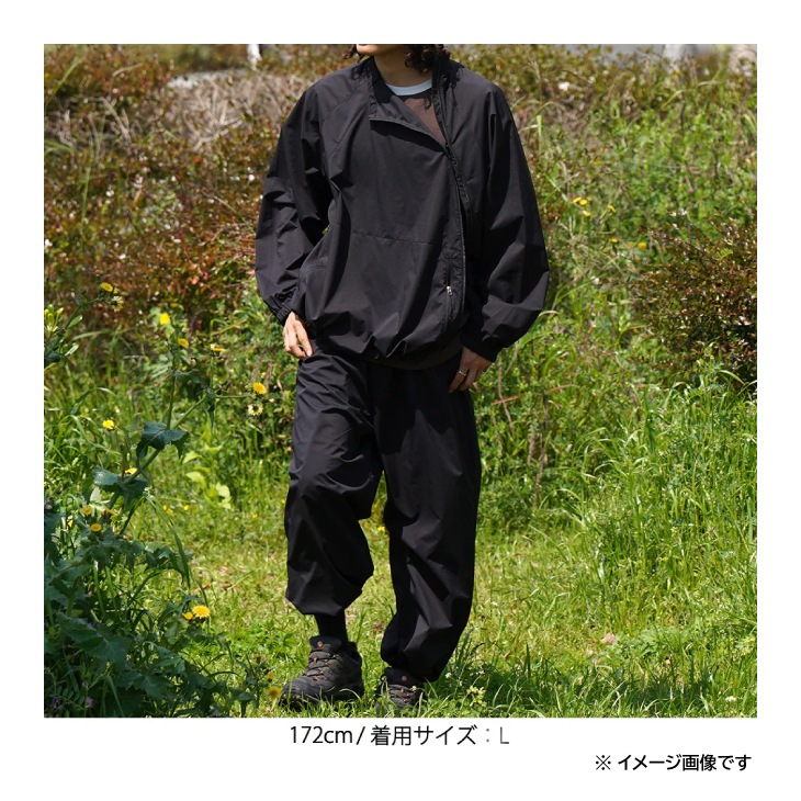 HELIUM BIG PANTS - BLACK ヘリウム ビッグ パンツ ブラック ロング