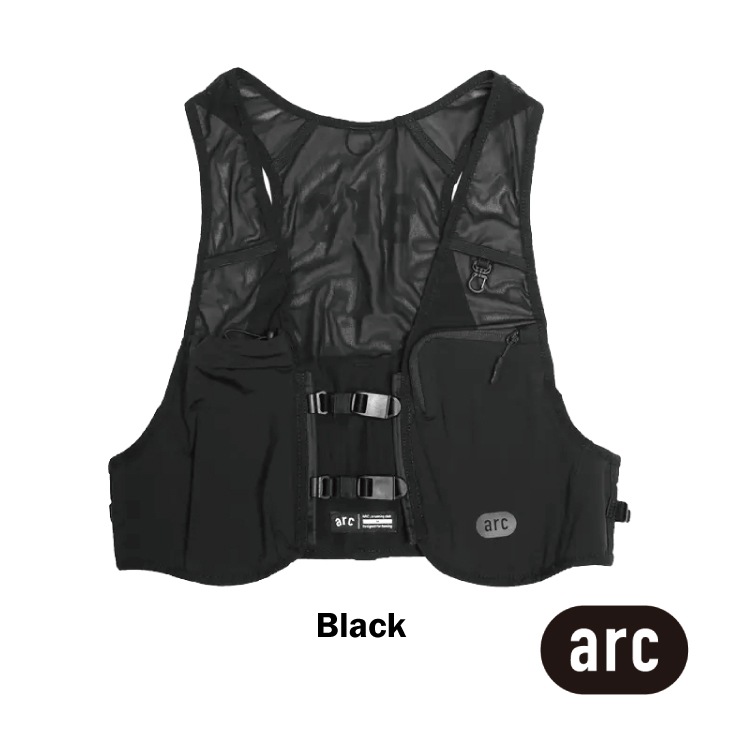 10KM RUNNNING VEST 10km ランニングベスト ブラック サイズS/M ユニ