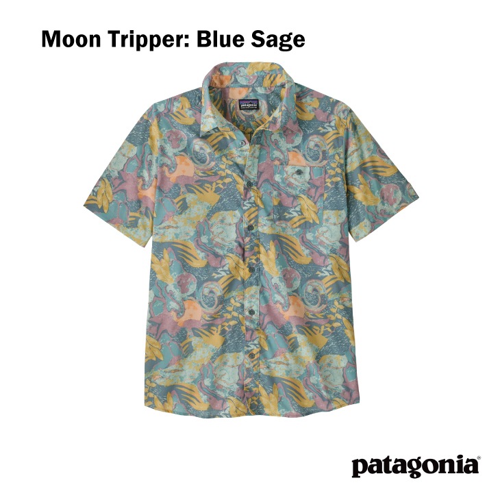MS GO TO SHIRT - Moon Tripper: Blue Sage メンズ・ゴー・トゥ