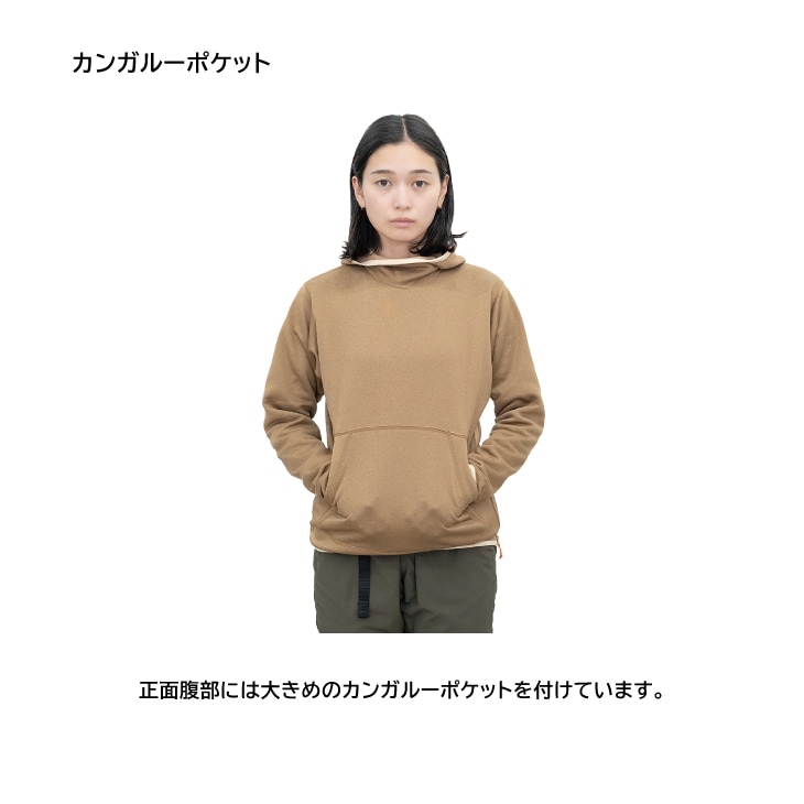ポルテ　ウェア Power Stretch Pull Hoodie (Women) - Sunlit Canyon <font size=