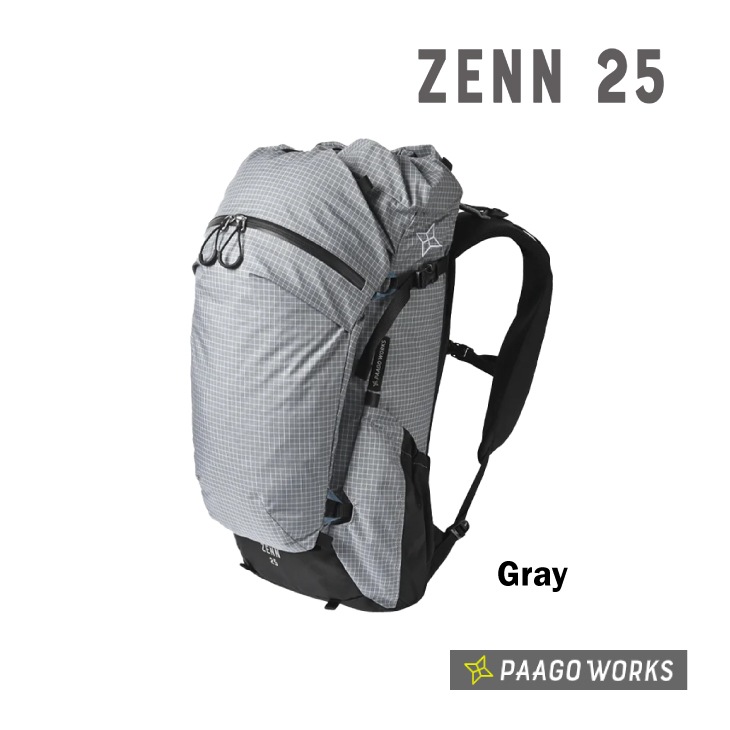 PAAGOWORKS ZENN 25L リュック・バックパック グレー ZENN25 Gray ゼン25 グレー 容量:約25L+5L バックパック | ブランド