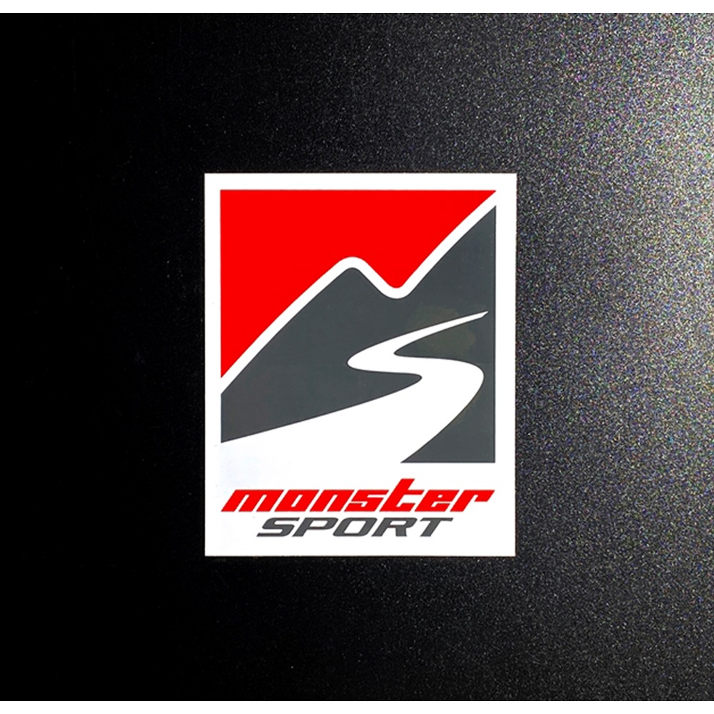 b-monster オリジナルフィットネストラッカー　グローブ　ステッカー MONSTERSPORT[モンスタースポーツ][MONSTER スクエアステッカー