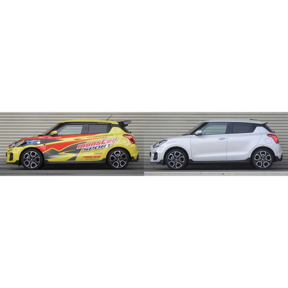 ⭐️モンスタースポーツダウンサスzc33s用　一台分　スイフトスポーツ　⭐️ MONSTERSPORT[モンスタースポーツ]【ホイール&ダウンサス1台分セット