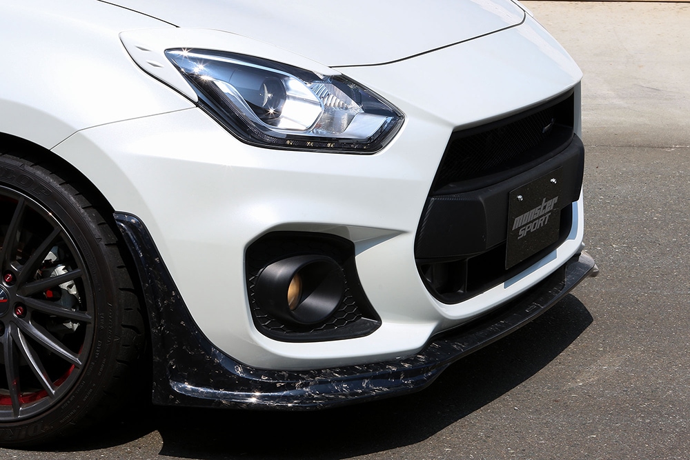 MONSTERSPORT[モンスタースポーツ][ヘッドランプガーニッシュ ホワイト