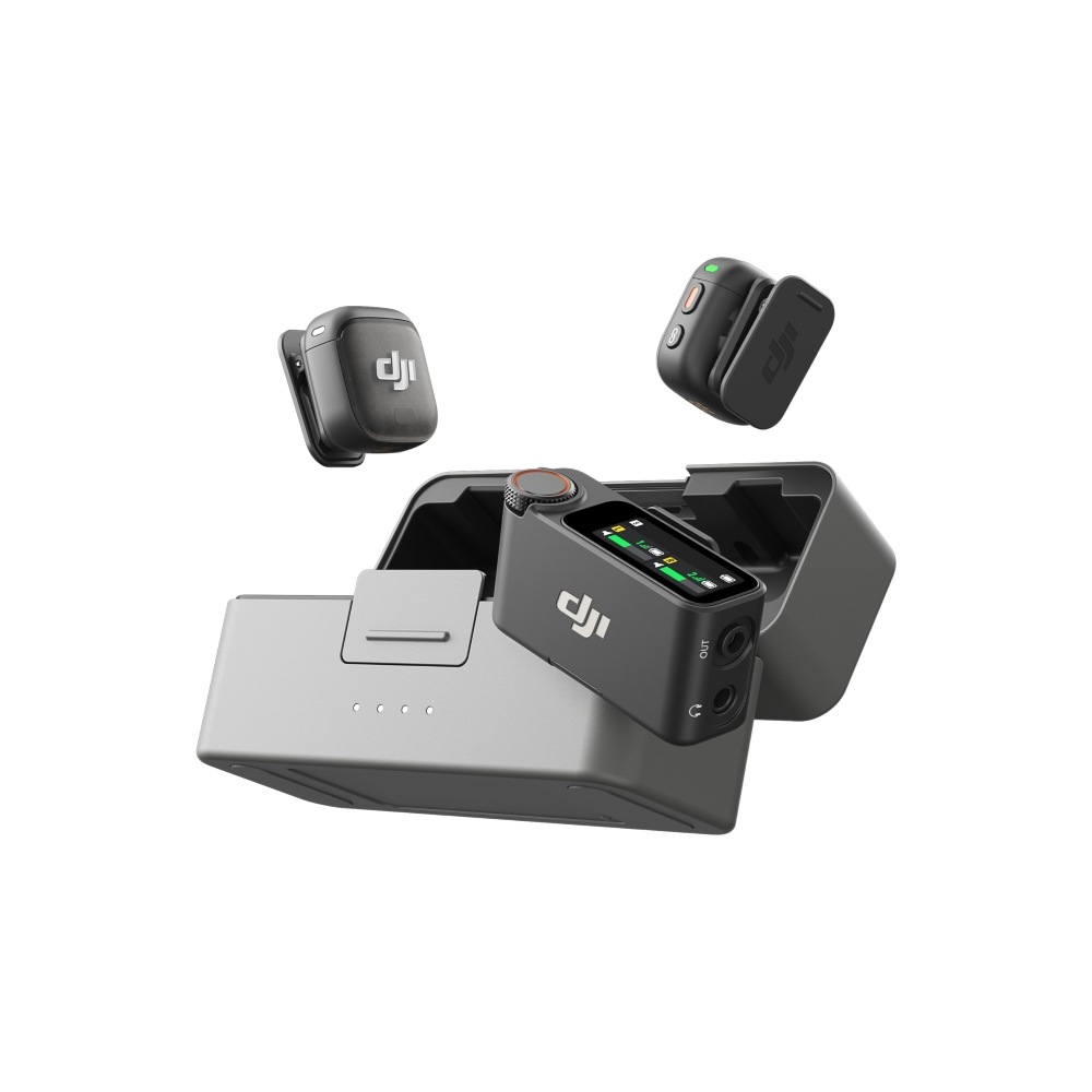 ��DJI Mic 3��2 TX + 1 RX + ���ť������ˡϥ磻��쥹�ޥ��� DAM001 *����������