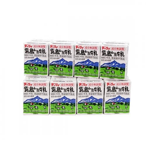 デーリィ【常温保存】霧島山麓牛乳 200ml×24本セット