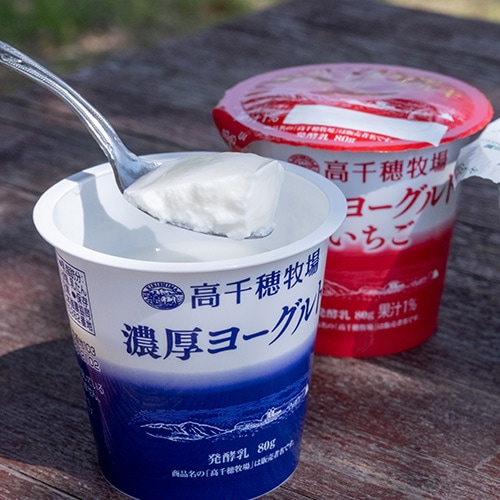 【通常価格より8%お得】高千穂牧場 濃厚ヨーグルト・いちご 各12個セット