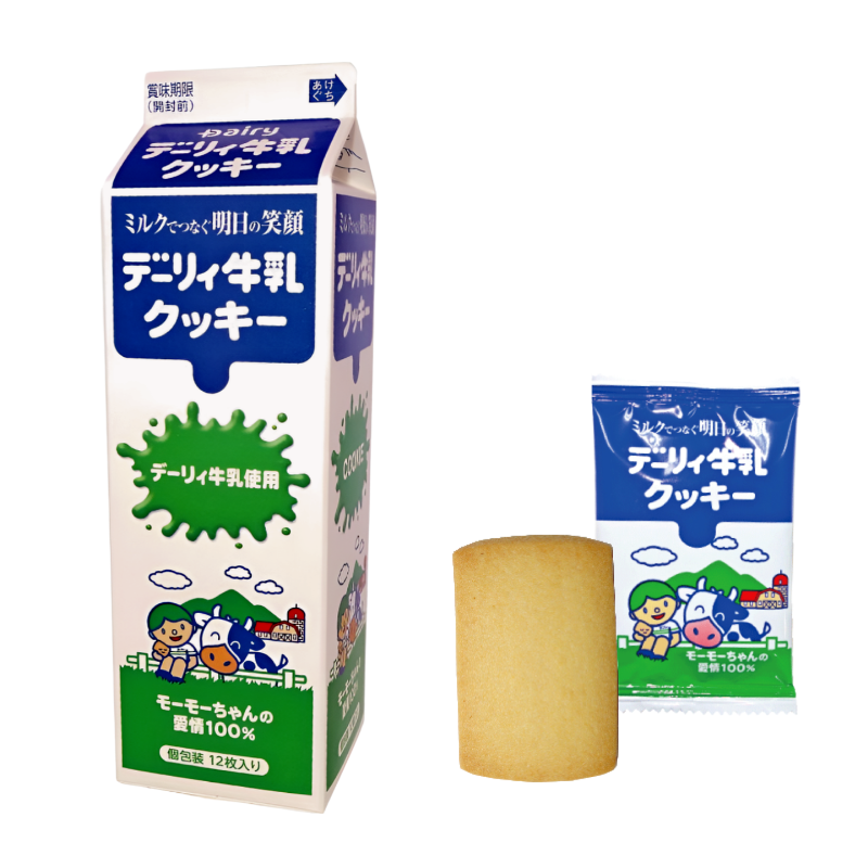 デーリィクッキー2本入り(牛乳・コーヒー)(各12枚入り)