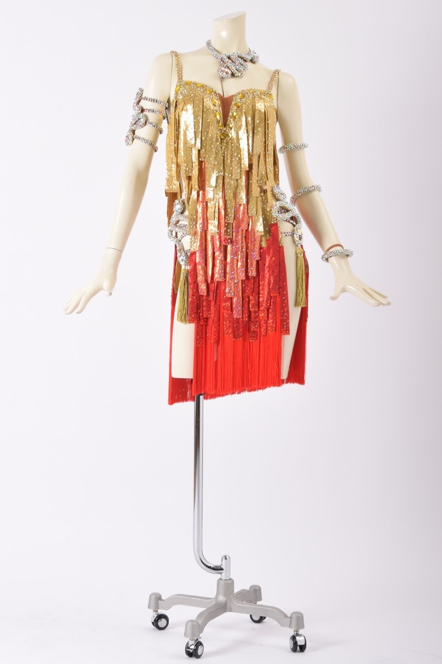 オレンジ ラテン ドレス Sサイズ 楽天市場】社交ダンス衣装 社交