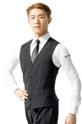 Sekine 社交ダンスメンズ ベスト L セキネ メンズベスト Lサイズ ポリエステル 社交ダンス 競技