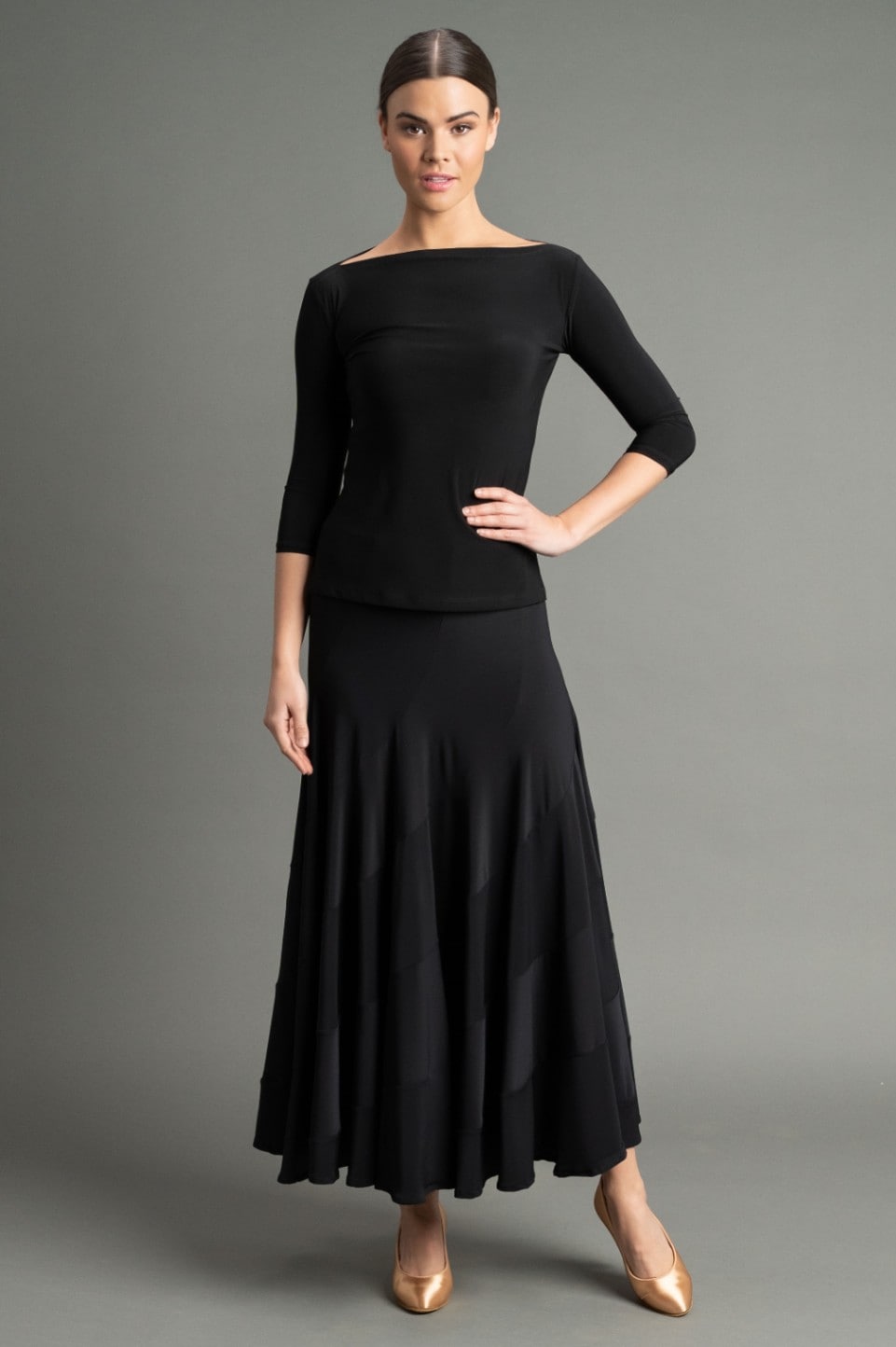 CHRISANNE CLOVER クリスアン 社交ダンス ボールルーム スカート 社交ダンス 社交ダンス衣装 スカート モダン 練習着 レディース