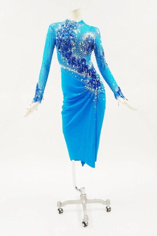 専用です❣️社交ダンス ラテンドレス 社交ダンスドレス】I DANCE MW 商品番号 2354 A（ヌード系
