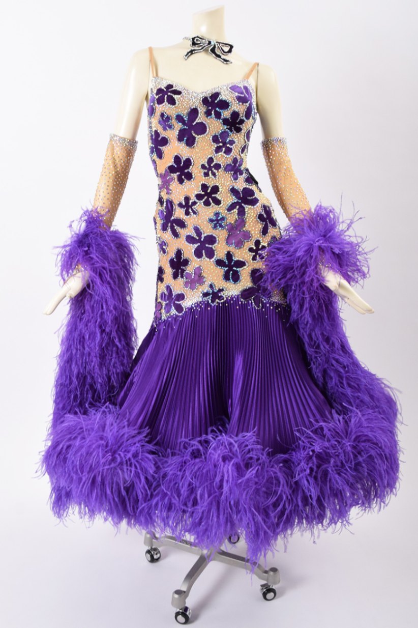 スポンサードレスTDF-SM1717SS ベージュ/パープル S | レンタル 全店