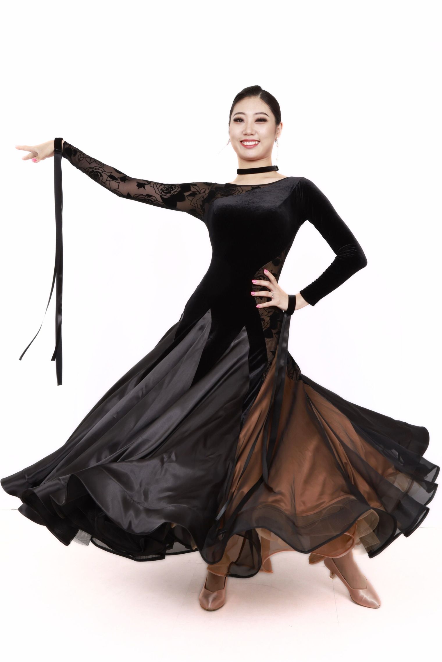 タカダンス スタンダードドレス 3S-00175 ｜社交ダンス スタンダード