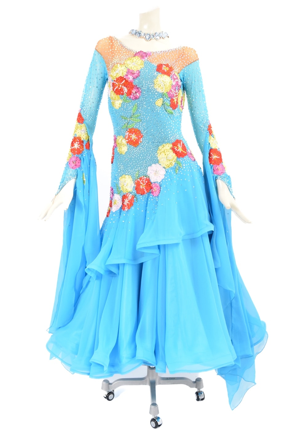 セールドレス】スタンダードドレス WS0555 ブルーパラダイス L