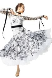 タカダンス LADIES,ワンピースドレス,石なしドレス（ST