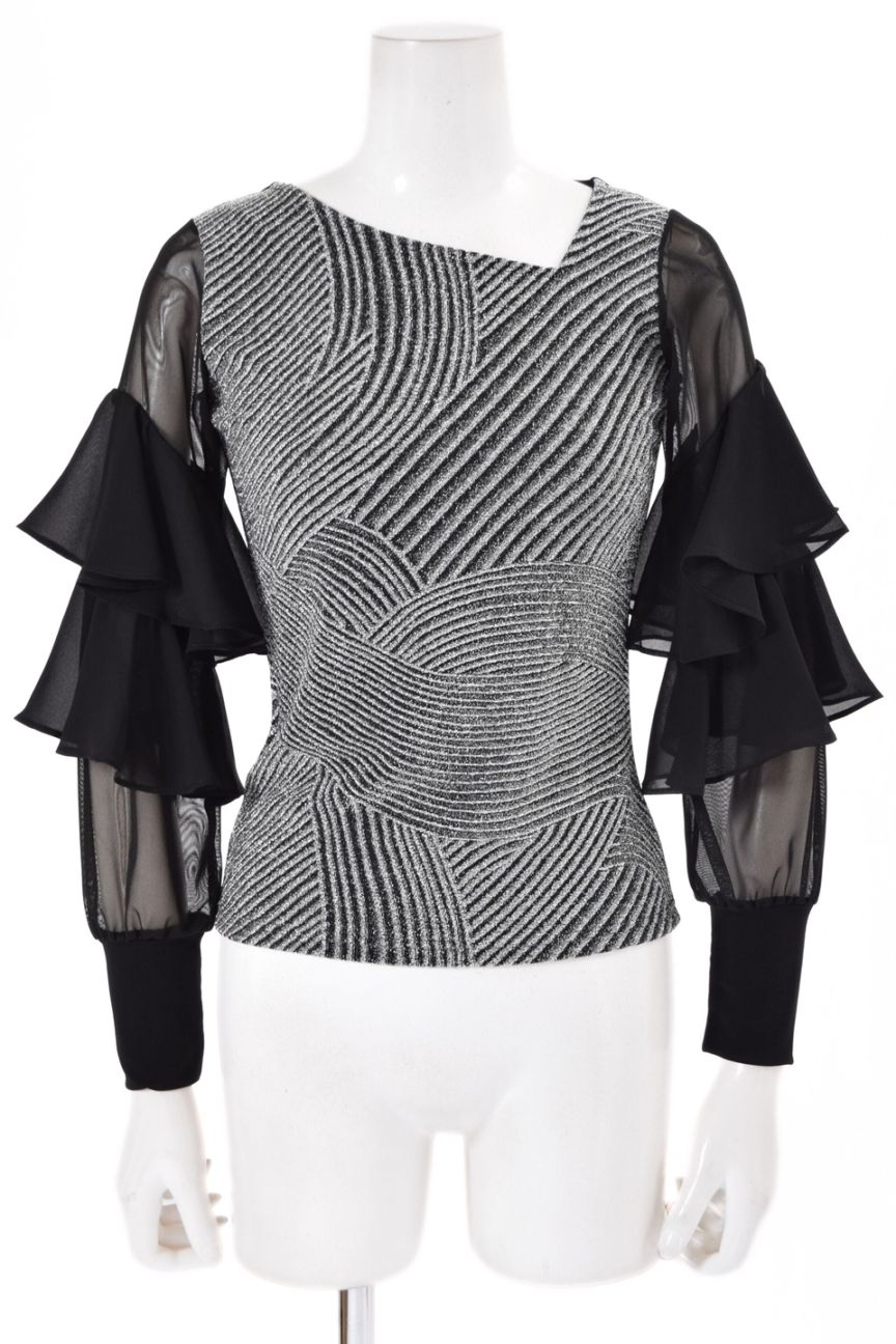 ブラウス KRBL943 | 社交ダンス タカダンス レッスンウェア 練習着