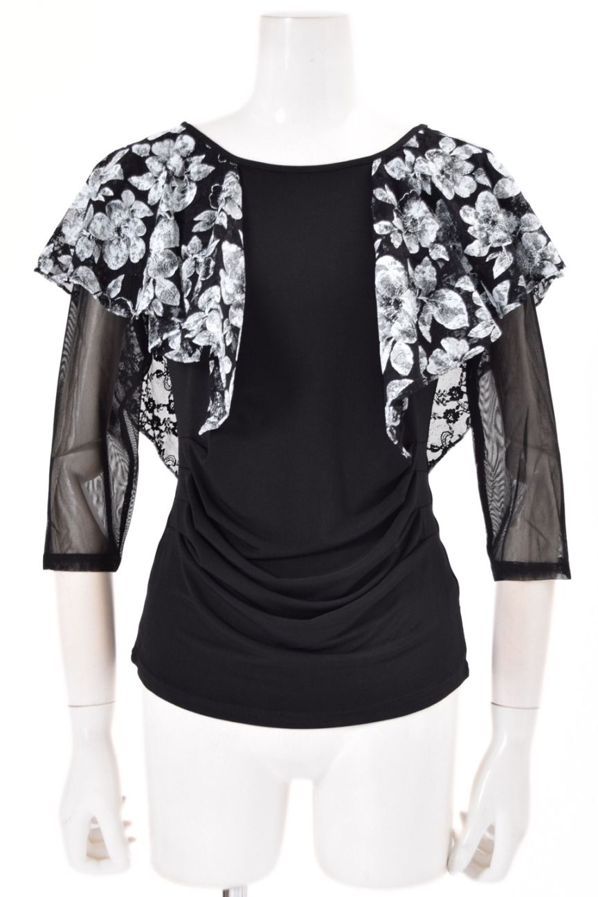 ブラウス KRBL956 | 社交ダンス タカダンス レッスンウェア 練習着