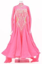 ラテンドレス WL0163AD サフラン S 社交ダンス タカダンス | LADIES