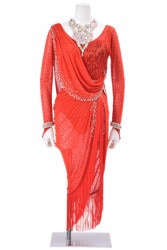 社交ダンス衣装 ダンス衣装 ドレス ラテン タカダンス 5719 TAKA DANCE タカダンス】ラテンドレス 3L00168｜社交ダンス ス