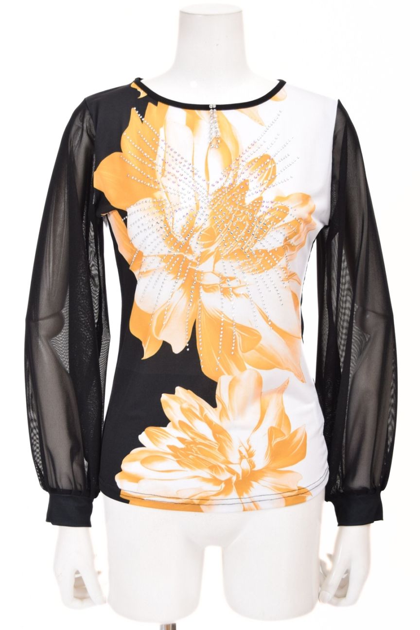 ブラウス KRBL960 | 社交ダンス タカダンス レッスンウェア 練習着