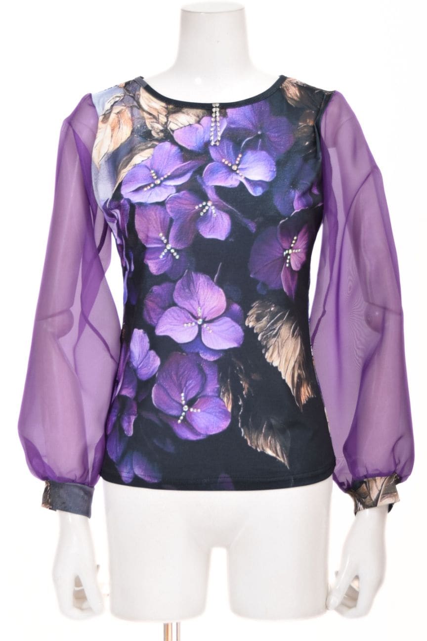 社交ダンス★新作★レッスンウェア★オリジナル★青2点セット ブラウス KRBL962 | 社交ダンス タカダンス レッスンウェア 練習着