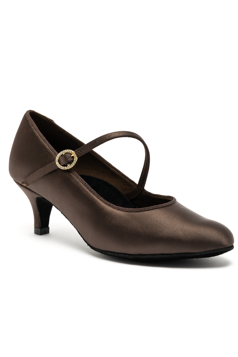 Made to OrderICS  ROUNDTOE SINGLE STRAP ESPRESSO SATINICS 饦ɥȥ ȥåץ󥰥륹ȥåסץåƥ  (ǥɥ塼)