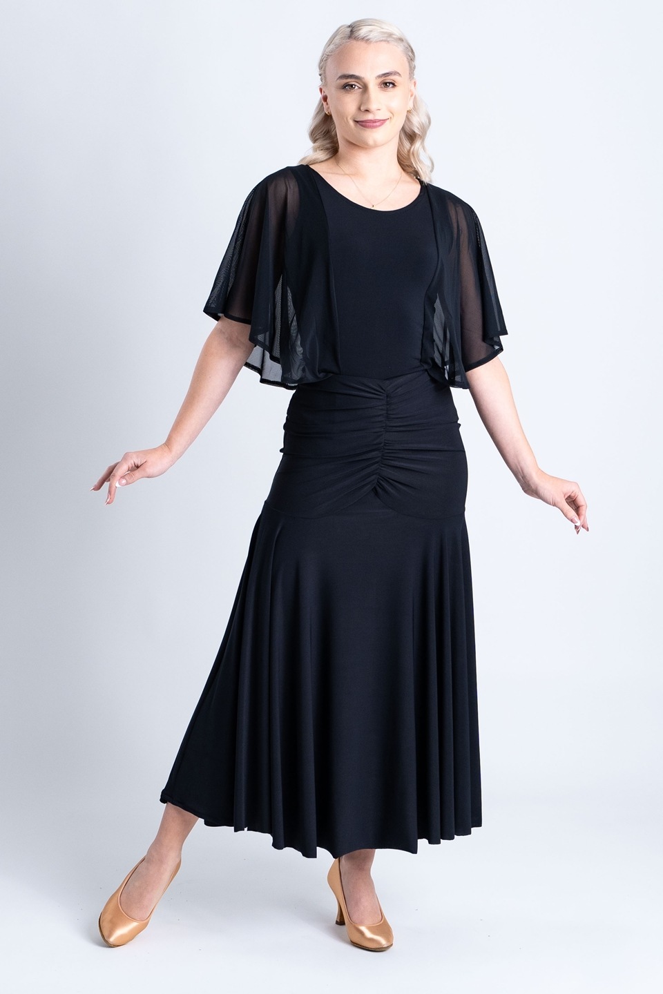 クリスアンクローバー♡スカート パープル フレアスカートドレス