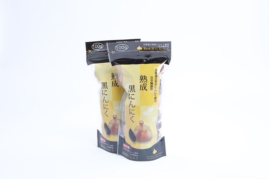 <北海道・江別産>熟成・黒にんにく 100g