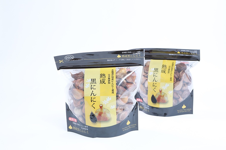 <北海道・江別産>熟成・黒にんにく 250g