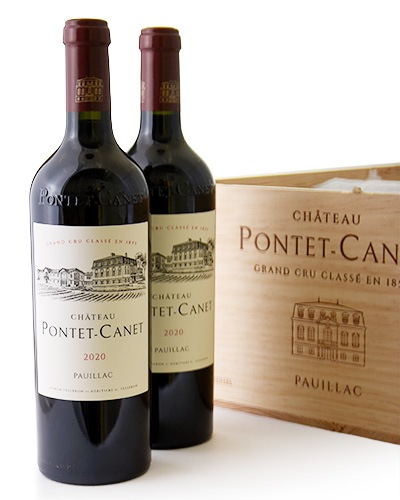 送料無料 木箱入り シャトー ポンテ カネ [ 2020 ] 12本セット