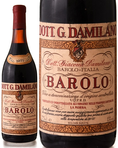 バローロ 赤ワイン　1977 バローロ 赤ワイン1977