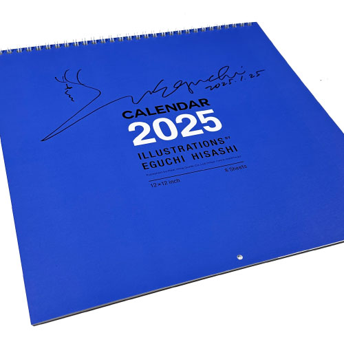 【直筆サイン】江口寿史 2025年カレンダー　３冊 直筆サイン】江口寿史 2025年カレンダー3冊