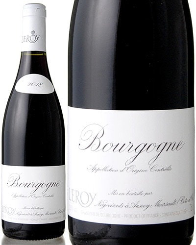 メゾン・ルロア ブルゴーニュ／LEROY Bourgogne 2018 Maison Leroy Bourgogne Rouge 2018 750ml – BSW Liquor