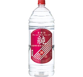 宝焼酎「純」35度4Lエコペット | 焼酎 | 宝酒造オンラインショップ