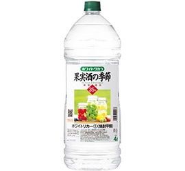 宝焼酎35度ホワイトタカラ「果実酒の季節」4Lエコペット | 焼酎