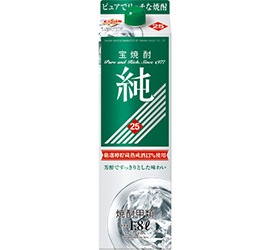 宝焼酎「純」25度 1800ML紙パック | 焼酎,純 | 宝酒造オンライン