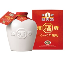 紹興酒「塔牌」2014年＜福＞500ML壷（化粧箱入） | 中国酒