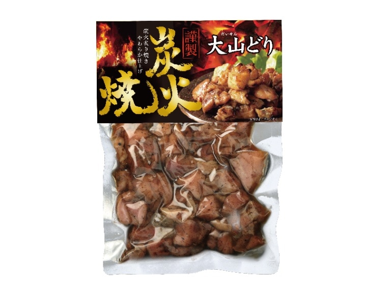 大山どり炭火焼き
