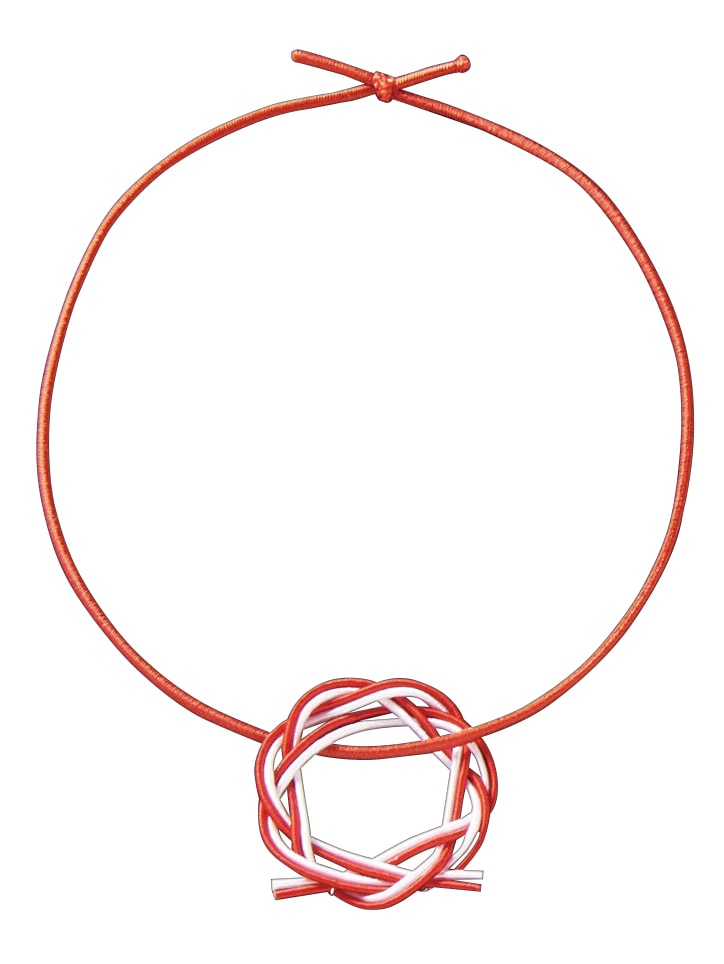 限】紅白水引ゴム飾り（相生結び） 50本入 | ゴム紐・水引飾り・包装