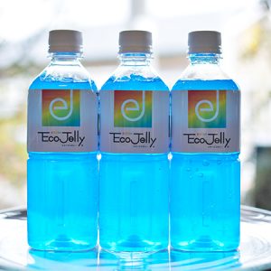 エコウォーター1000ml お得品 カラーエコゼリー PET 1L ブルーの通販｜タケミショップ