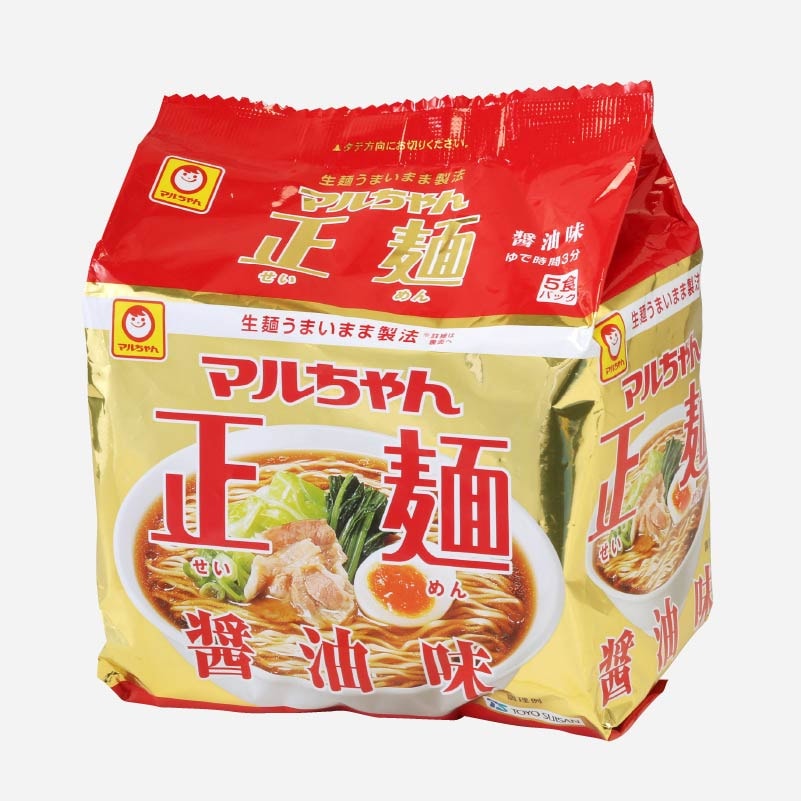 送料無料】マルちゃん正麺 醤油味5食【1箱/12入】《新品》| とくとく