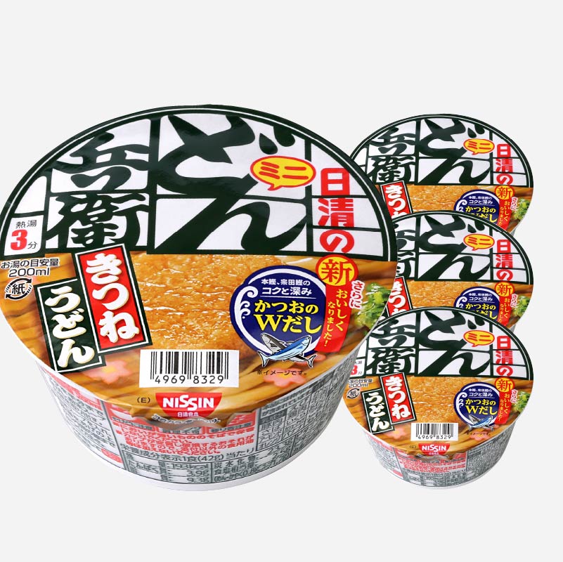 送料無料】ミニ どん兵衛きつねうどん【1箱/24入】《新品