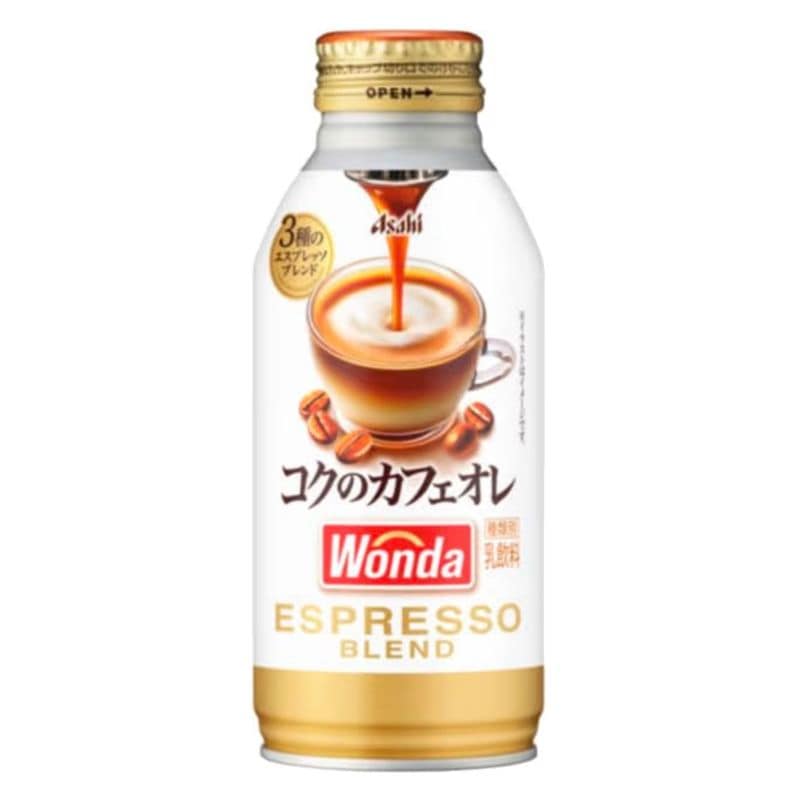 送料無料】ワンダコクのカフェオレ 370g【1箱/24入】《新品