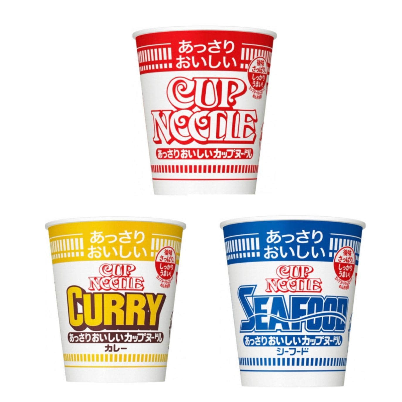 送料無料】カップヌードル醤油・ｼｰﾌｰﾄﾞ・ｶﾚｰｾｯﾄ 60個【各20個入×3