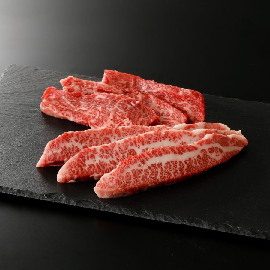 焼肉用 (A4等級以上)国産黒毛和牛カルビ（500g）