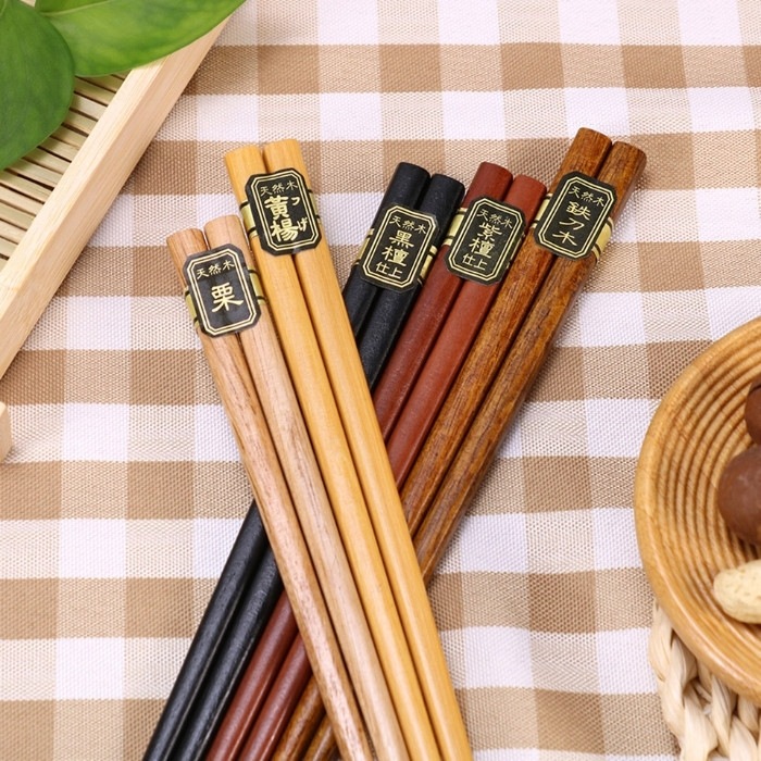 木製箸5膳セット | 箸・カトラリー | 竹美オンラインショップ