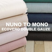 ٥֥륬 NUNO TO MONO   ̵ ECOVERO DOUBLE GAUZE åȥ  졼 W ƥʥ֥ SDG4